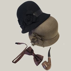 A selection of 1930s - 1940s costumes & fashion accessories